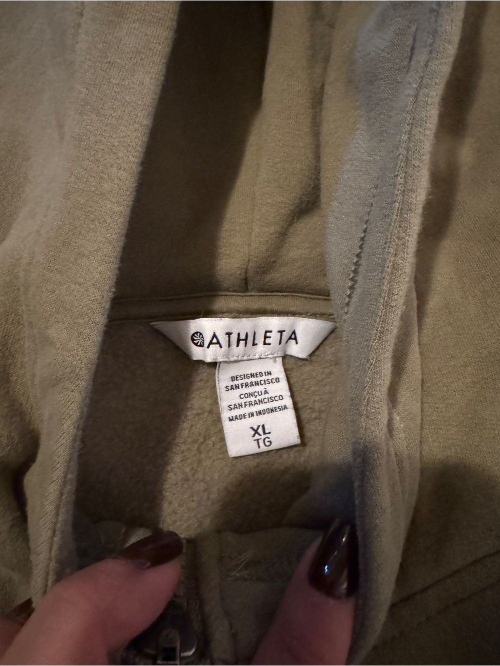 Athleta Easy Quarter Zip - Picture 2 of 2
